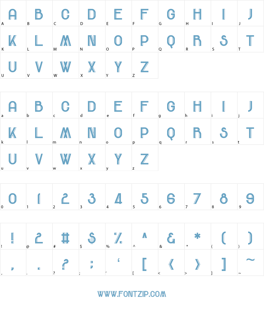 Come Rain Or Fall Font Character